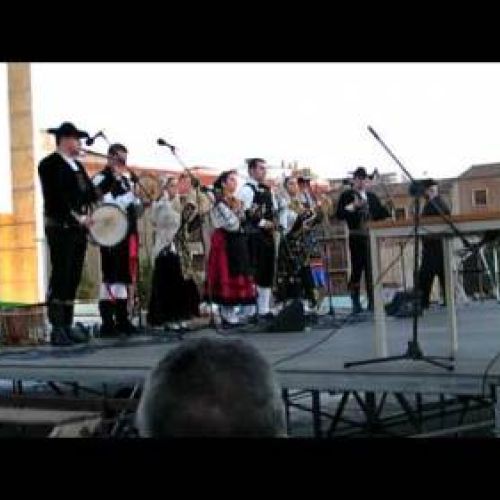 126.Gaita y tamboril de Salamanca.Contrarronda. Pasacalles entrada. Gaita y tamboril.